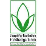 Überprüfter Fachbetrieb: Friedhofsgärtnerei